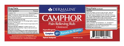 Label (Dermaline Camphor Label New)